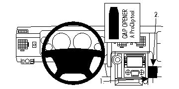 Brodit ProClip, Hummer H2 08-11 i gruppen Billjud / Vad passar i min bil / Hummer hos Winn Scandinavia AB (240854158)