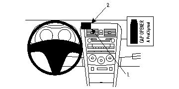Brodit ProClip, Toyota Corolla 09-11 i gruppen Billjud / Vad passar i min bil / Toyota / Corolla / Corolla 2006-2012 hos Winn Scandinavia AB (240854164)