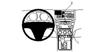 Brodit ProClip, Mazda 6 08-12 i gruppen Billjud / Vad passar i min bil / Mazda / Mazda 6 / Mazda 6 2008-2012 hos Winn Scandinavia AB (240854169)