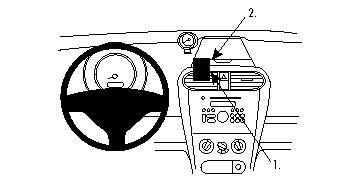 ProClip Monteringsbygel Opel Agila 08-15/Suzuki Splash 08-14, Centrerad i gruppen Billjud / Vad passar i min bil / Opel / Agila / Agila 2007- hos Winn Scandinavia AB (240854220)