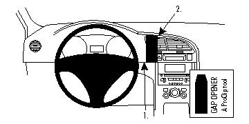 Brodit ProClip, Peugeot 3008 09-16 i gruppen Billjud / Vad passar i min bil / Peugeot / Peugeot 3008 / Peugeot 3008 2008-2016 hos Winn Scandinavia AB (240854344)