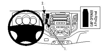 Brodit ProClip, Toyota HiLux 10-11 i gruppen Billjud / Vad passar i min bil / Toyota / Hilux / Hilux 2005-2015 hos Winn Scandinavia AB (240854436)