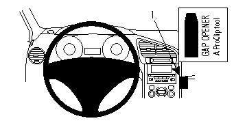 Brodit ProClip, Peugeot 5008 10-17 i gruppen Billjud / Vad passar i min bil / Peugeot / Peugeot 5008 hos Winn Scandinavia AB (240854440)