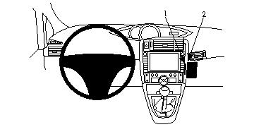 Brodit ProClip, Toyota Verso 09-19 i gruppen Billjud / Vad passar i min bil / Toyota / Verso / Verso 2009-2018 hos Winn Scandinavia AB (240854451)