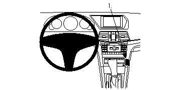 Brodit ProClip, Mercedes Benz E-Class, Convertible/Coupé 10-17 i gruppen Billjud / Vad passar i min bil / Mercedes / E-klass / E-klass 2010-2016 W212 hos Winn Scandinavia AB (240854460)