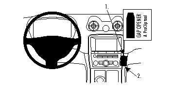 Brodit ProClip, Jaguar XJ 10-19 i gruppen Billjud / Vad passar i min bil / Jaguar hos Winn Scandinavia AB (240854499)