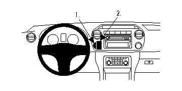Brodit ProClip, Volkswagen Amarok 11-16 i gruppen Billjud / Vad passar i min bil / Volkswagen / Amarok / Amarok 2010-2021 hos Winn Scandinavia AB (240854601)