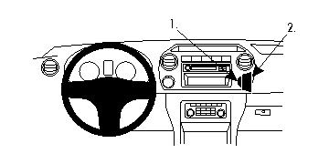 Brodit ProClip, Volkswagen Amarok 11-16 i gruppen Billjud / Vad passar i min bil / Volkswagen / Amarok / Amarok 2010-2021 hos Winn Scandinavia AB (240854602)