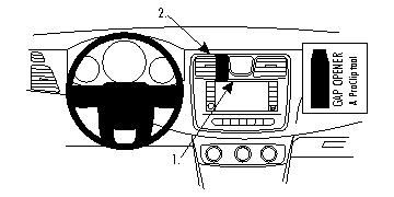 ProClip Monteringsbygel Chrysler 200/Chrysler 200 Convertible 11-14, Centrerad i gruppen B2B Winn Scandinavia hos Winn Scandinavia AB (240854645)