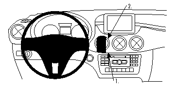 Brodit ProClip, Mercedes Benz B-Class 12-18 i gruppen B2B Winn Scandinavia hos Winn Scandinavia AB (240854749)