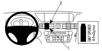 ProClip Monteringsbygel Lexus GS Serie 13-15, Centrerad i gruppen Billjud / Vad passar i min bil / Lexus hos Winn Scandinavia AB (240854776)