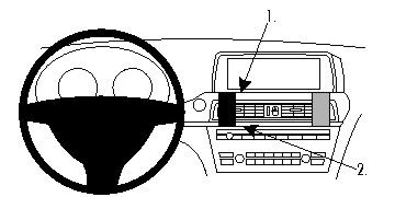 ProClip Monteringsbygel BMW 6-serie F12, F13 12-15, Centrerad i gruppen Billjud / Vad passar i min bil / BMW / BMW 6 serie / BMW E63 2004-2011 hos Winn Scandinavia AB (240854781)