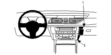 Brodit ProClip, Audi A7 11-17 i gruppen Billjud / Vad passar i min bil / Audi / Audi A7 / Audi A7 2010- hos Winn Scandinavia AB (240854786)