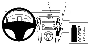 Brodit ProClip, Isuzu D-Max 12-20 i gruppen Billjud / Vad passar i min bil / Isuzu hos Winn Scandinavia AB (240854799)