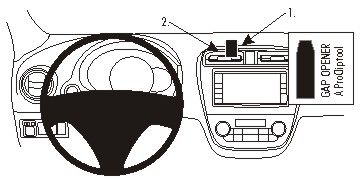ProClip Monteringsbygel Mitsubishi Space Star 13-15, Centrerad i gruppen Billjud / Vad passar i min bil / Mitsubishi hos Winn Scandinavia AB (240854871)