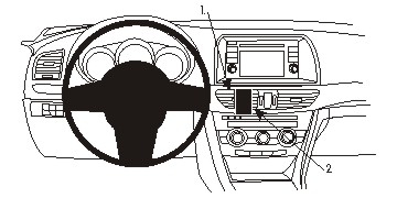 Brodit ProClip, Mazda 6 13-14 i gruppen Billjud / Vad passar i min bil / Mazda / Mazda 6 / Mazda 6 2013-2016 hos Winn Scandinavia AB (240854876)