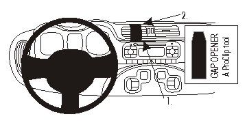 ProClip Monteringsbygel Fiat Panda 13-15, Centrerad i gruppen Billjud / Vad passar i min bil / Fiat / Panda hos Winn Scandinavia AB (240854880)