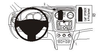 ProClip Monteringsbygel Dacia Logan/Sandero 13-15, Centrerad i gruppen Billjud / Vad passar i min bil / Dacia / Dacia Sandero / Dacia Sandero 2012-2021 hos Winn Scandinavia AB (240854897)