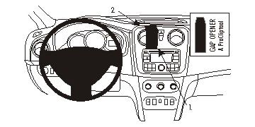 ProClip Monteringsbygel Dacia Lodgy 13-14, Centrerad i gruppen Billjud / Vad passar i min bil / Dacia hos Winn Scandinavia AB (240854899)