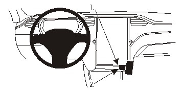 Brodit ProClip, Tesla Model S/X 13-20 i gruppen Billjud / Vad passar i min bil / Tesla / Model X hos Winn Scandinavia AB (240854922)