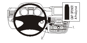 Brodit ProClip, Mercedes Benz G-Class 13-18 i gruppen Billjud / Vad passar i min bil / Mercedes / G-wagon hos Winn Scandinavia AB (240854935)