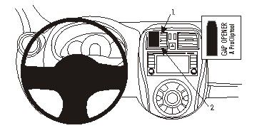 ProClip Monteringsbygel Nissan Micra 14-15, Centrerad i gruppen B2B Winn Scandinavia hos Winn Scandinavia AB (240854944)