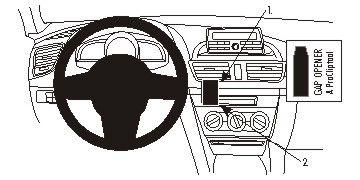 ProClip Monteringsbygel Mazda 3 14-15, Centrerad i gruppen Billjud / Vad passar i min bil / Mazda / Mazda 3 / Mazda 3 2014-2018 hos Winn Scandinavia AB (240854966)