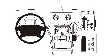 Brodit ProClip, Ford Mondeo 12-14 i gruppen Billjud / Vad passar i min bil / Ford / Mondeo / Mondeo 2007-2013 hos Winn Scandinavia AB (240854995)