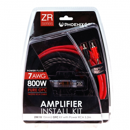 Phoenix Gold ZRK10, 10mm2 100% koppar kabelkit i gruppen Billjud / Kablar / Kabelkit hos Winn Scandinavia AB (409ZRK10)