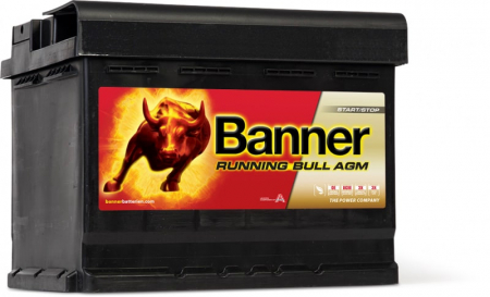Banner Running Bull AGM 640A 60Ah, startbatteri i gruppen Billjud / Tillbehör hos Winn Scandinavia AB (420BANNER560)
