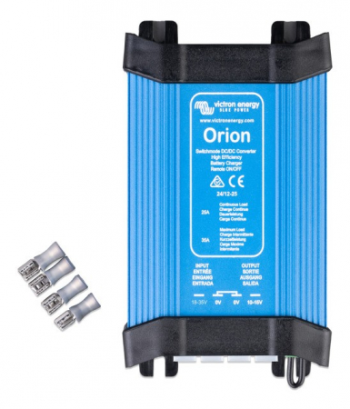 Victron Orion DC-DC-omvandlare, 24V in 12V ut, 25A i gruppen Billjud / Tillbehör / 24V-omvandlare hos Winn Scandinavia AB (421VODCIP20)