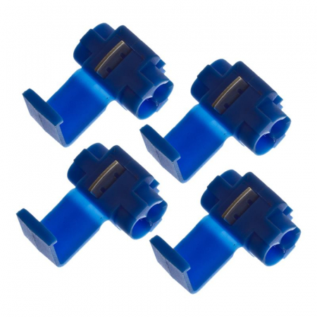 Kabeltjuv 0.75 - 2.5 mm², blå 4-pack i gruppen Billjud / Tillbehör / Monteringstillbehör hos Winn Scandinavia AB (7003425014)