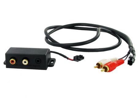 Aux kabel- Aux in monteringsbox, med RCA/3.5mm kontaktingångar i gruppen Billjud / Smartphone i bil / AUX & USB i bilen hos Winn Scandinavia AB (701CT29AX05)