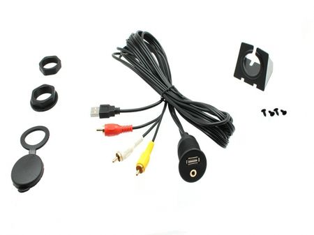 Aux kabel - 3.5mm Aux & USB-anslutning till RCA/USB i gruppen Billjud / Vad passar i min bil / Nissan / Navara hos Winn Scandinavia AB (701CT29AX19)