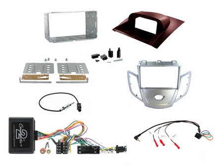 Installationskit Ford Fiesta 10-12, Silver, Röd i gruppen Billjud / Bilhögtalare / Midbasar / Mellanregister / 6.5 tums midbas hos Winn Scandinavia AB (701CTKFD12)