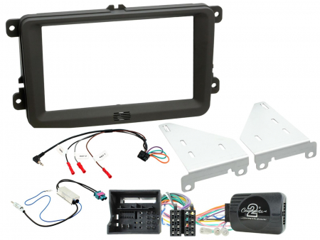 Installationskit Volkswagen MIB-PQ 15>, svart i gruppen Billjud / Vad passar i min bil / Volkswagen / Sharan / Sharan 2004-2010 hos Winn Scandinavia AB (701CTKVW17)