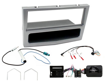 Installationskit Opel Astra 04-10, Krom-metallic, Singel-Din, CAN-Bus i gruppen Billjud / Vad passar i min bil / Opel / Astra / Astra 2009-2015 hos Winn Scandinavia AB (701CTKVX27)