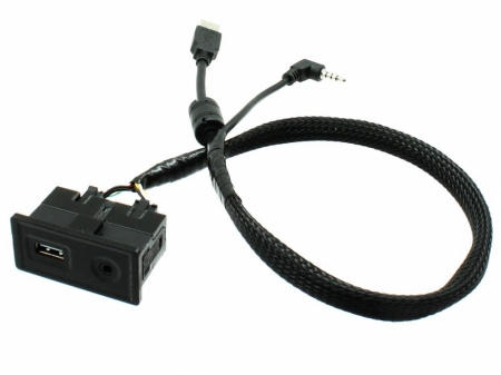 Connects2 Aux- och USB-adapter Volkswagen Golf7 i gruppen Billjud / Vad passar i min bil / Volkswagen / Golf / Golf Mk7 2013-2019 / Byta stereo Golf Mk7 2013-2019 hos Winn Scandinavia AB (701CTVWUSB2)