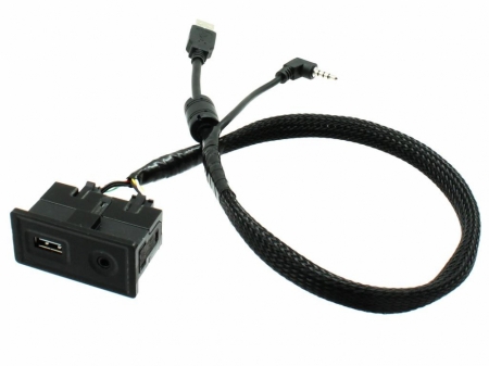 Connects2 Aux- och USB-adapter Volkswagen Golf7 i gruppen Billjud / Vad passar i min bil / Volkswagen / Golf / Golf Mk7 2013-2019 hos Winn Scandinavia AB (701CTVWUSB2)