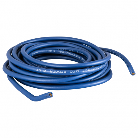 Auto-Connect 6 meter strömkabel 100% koppar 10mm², blå i gruppen Billjud / Bilhögtalare / Midbasar / Mellanregister / 6.5 tums midbas hos Winn Scandinavia AB (720C108BU6M)