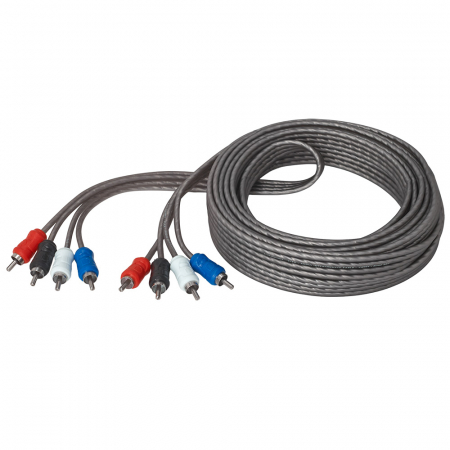 Auto-Connect 4-kanalig tvinnad lågnivåkabel 5.5 meter, Level 1 i gruppen Billjud / Kablar / Lågnivåkabel hos Winn Scandinavia AB (720L1RCA255T)