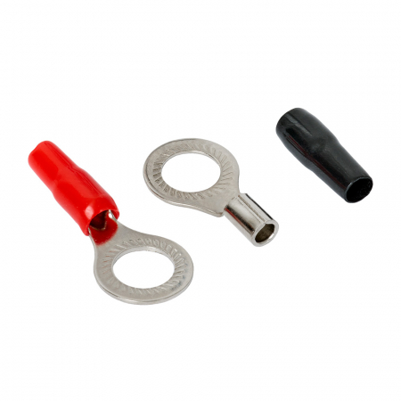 Auto-Connect röd och svart ringkabelsko M12, 10 mm² i gruppen Billjud / Tillbehör / Kabelskor hos Winn Scandinavia AB (720L1RT1012)