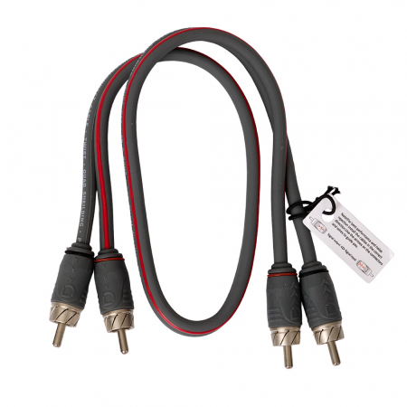 Auto-Connect tvinnad lågnivåkabel 0.5 meter, Level 2 i gruppen Billjud / Kablar / Lågnivåkabel hos Winn Scandinavia AB (720L2RCA05TB)