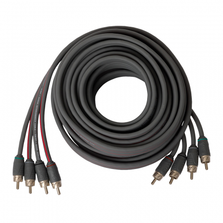 Auto-Connect tvinnad 4-kanals lågnivåkabel 5.5 meter, Level 2 i gruppen Billjud / Kablar / Lågnivåkabel hos Winn Scandinavia AB (720L2RCA554TB)