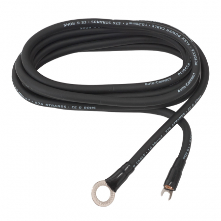 Auto-Connect 2.5 meter strömkabel CCA 10.2mm², svart i gruppen Billjud / Kablar / Strömkabel hos Winn Scandinavia AB (720PCT10CCA25B)