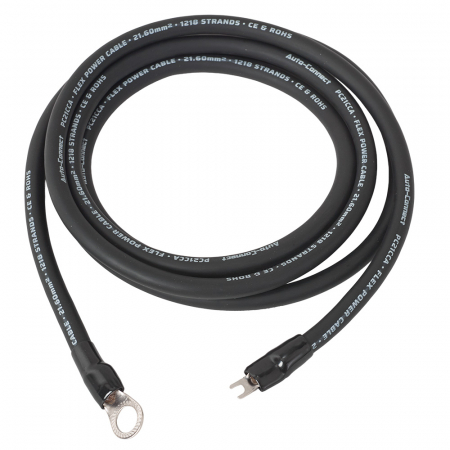 Auto-Connect 2.5 meter strömkabel CCA 21.6mm², svart i gruppen Billjud / Kablar / Strömkabel hos Winn Scandinavia AB (720PCT21CCA25B)
