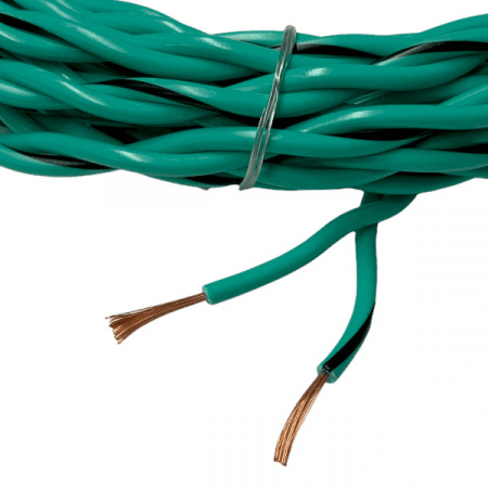 Auto-Connect tvinnad högtalarkabel 2x1.0mm² grön, lösmeter i gruppen Billjud / Bilhögtalare / Midbasar / Mellanregister / 6.5 tums midbas hos Winn Scandinavia AB (720SCTGRN210L2)