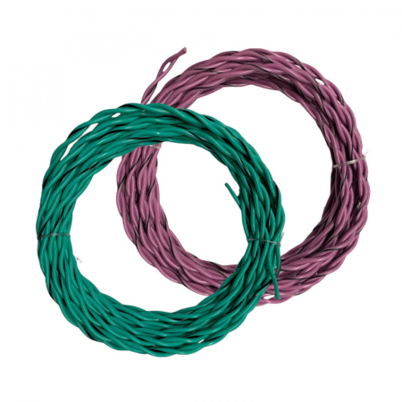 Auto-Connect tvinnad högtalarkabel 2x1.0mm² grön och lila, 6 meter i gruppen Billjud / Bilhögtalare / Midbasar / Mellanregister / 6.5 tums midbas hos Winn Scandinavia AB (720SCTGRNPU2106L)