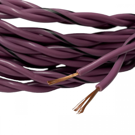 Auto-Connect tvinnad högtalarkabel 2x1.0mm² lila, lösmeter i gruppen Billjud / Bilhögtalare / Midbasar / Mellanregister / 6.5 tums midbas hos Winn Scandinavia AB (720SCTPU210L2)