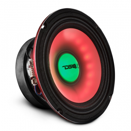 DS18 PRO-X6.4RGB, 6.5 tums RGB LED-midbas, styck i gruppen Billjud / Bilhögtalare / Midbasar / Mellanregister / 6.5 tums midbas hos Winn Scandinavia AB (803PROX64RGB)